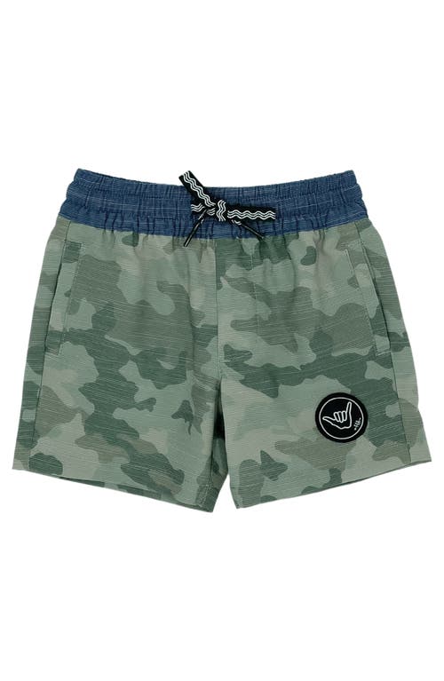 Feather 4 Arrow Seafarer Hybrid Board Shorts Camo at Nordstrom,