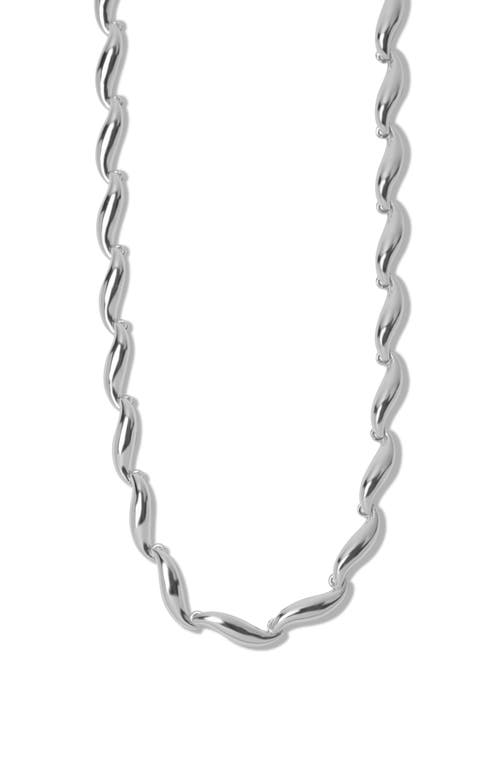 Shop Argento Vivo Sterling Silver Spiral Chain Necklace