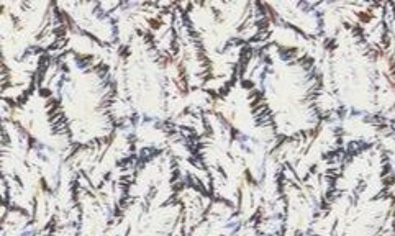 Bugatchi Print Short Sleeve Stretch Cotton Button-up Shirt In Soy