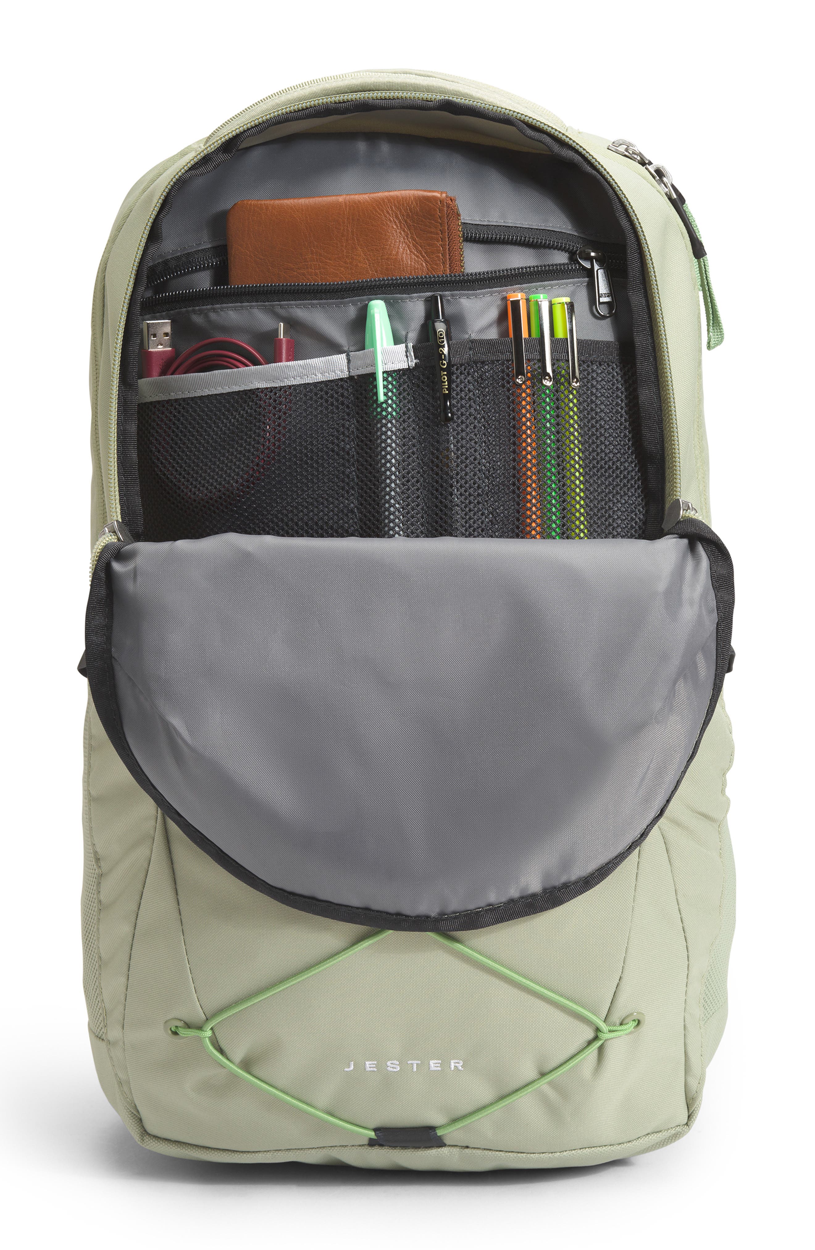 north face jester backpack inside