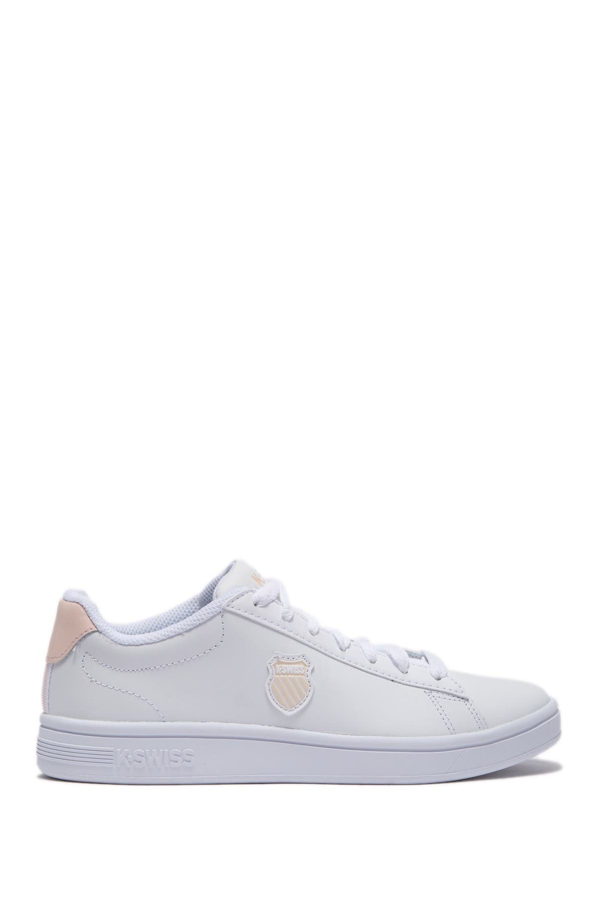 K-swiss Court Shield Leather Sneaker In Natural3