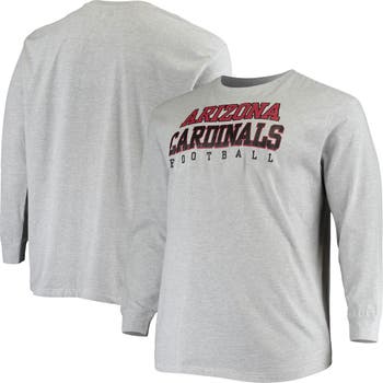 Women's Fanatics Branded Heather Charcoal Arizona Cardinals Plus Size Tank  Top 