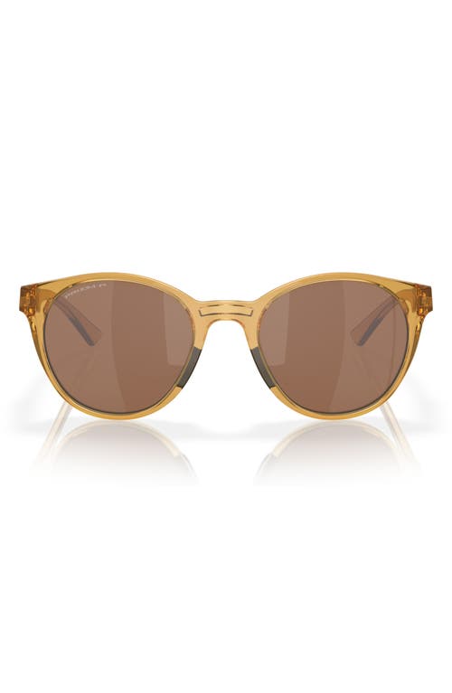Oakley Spindrift 52mm Prizm Round Sunglasses in Light Gold at Nordstrom