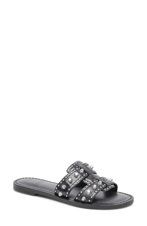 Dolce Vita Wesla Studded Slide Sandal Patent Leather at Nordstrom,