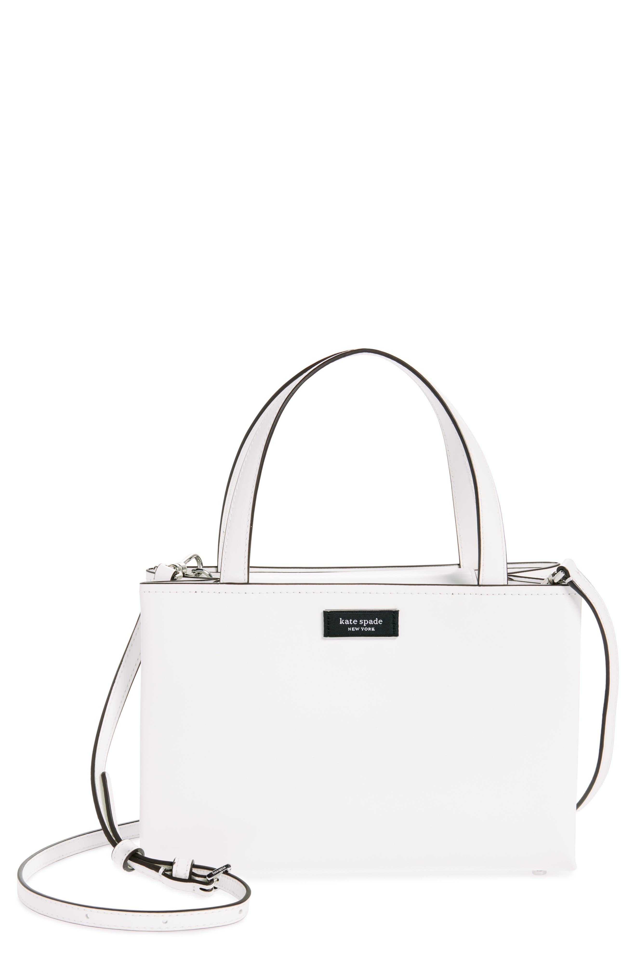 Kate Spade New York Sam Icon Spazzolato Small Leather Tote In Pistachio ...