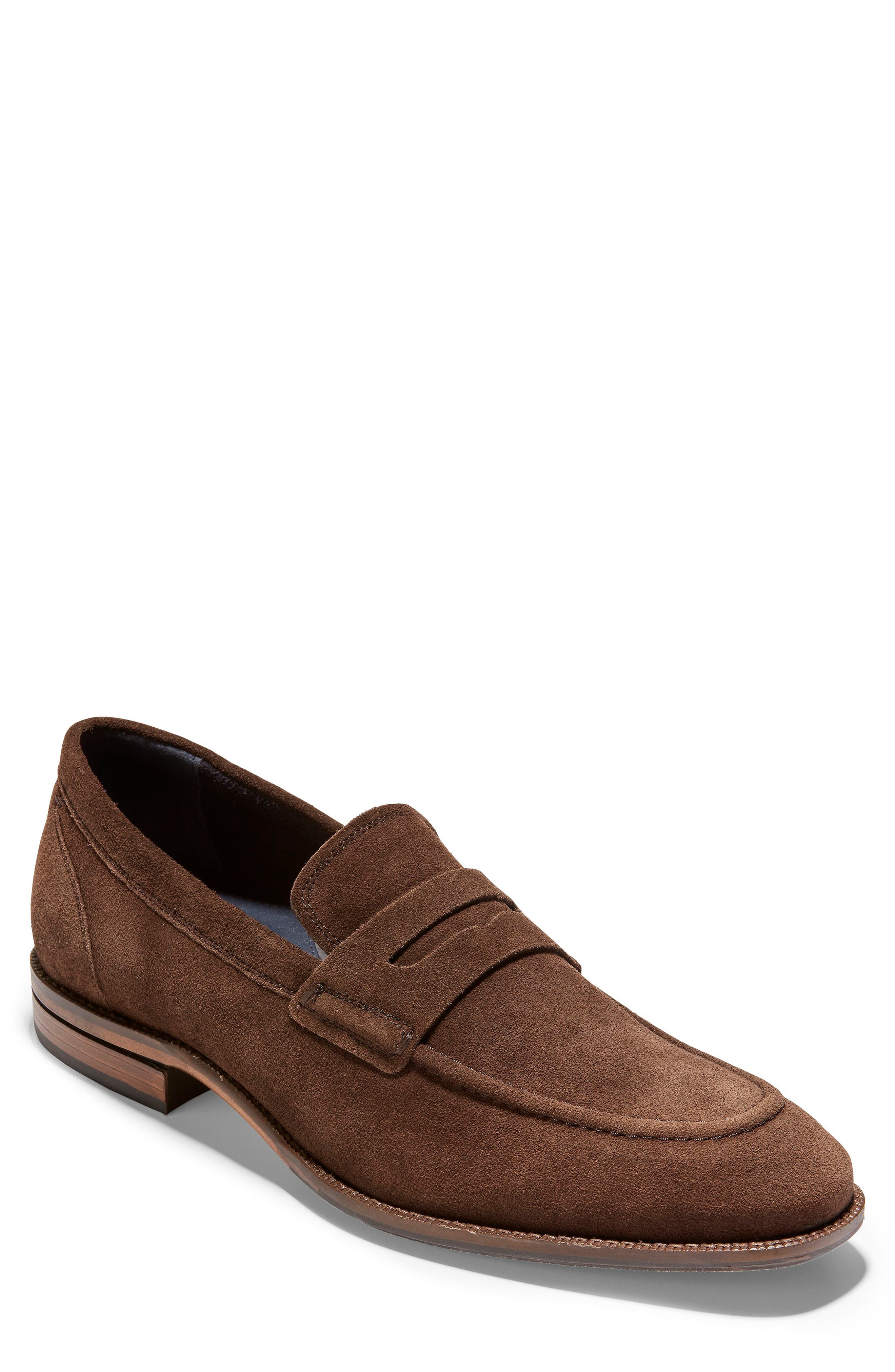 cole haan suede loafers