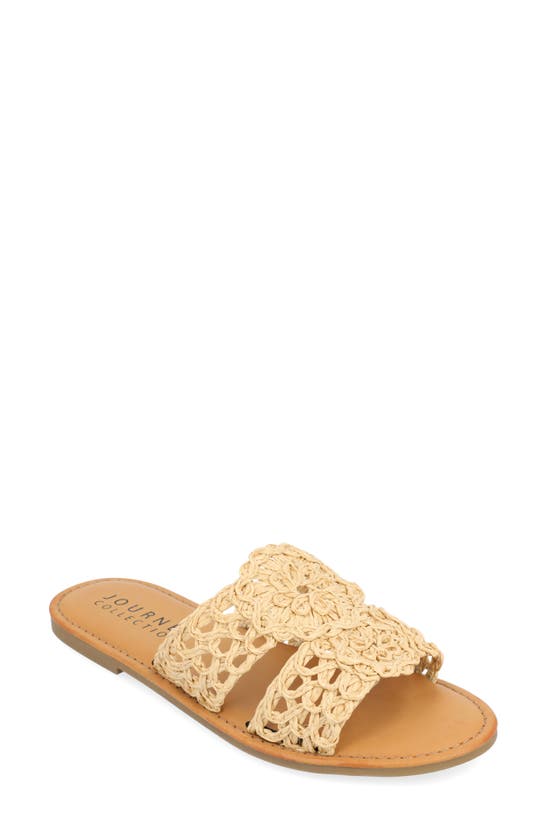 Journee Collection Tru Comfort Lissia Sandal In Natural