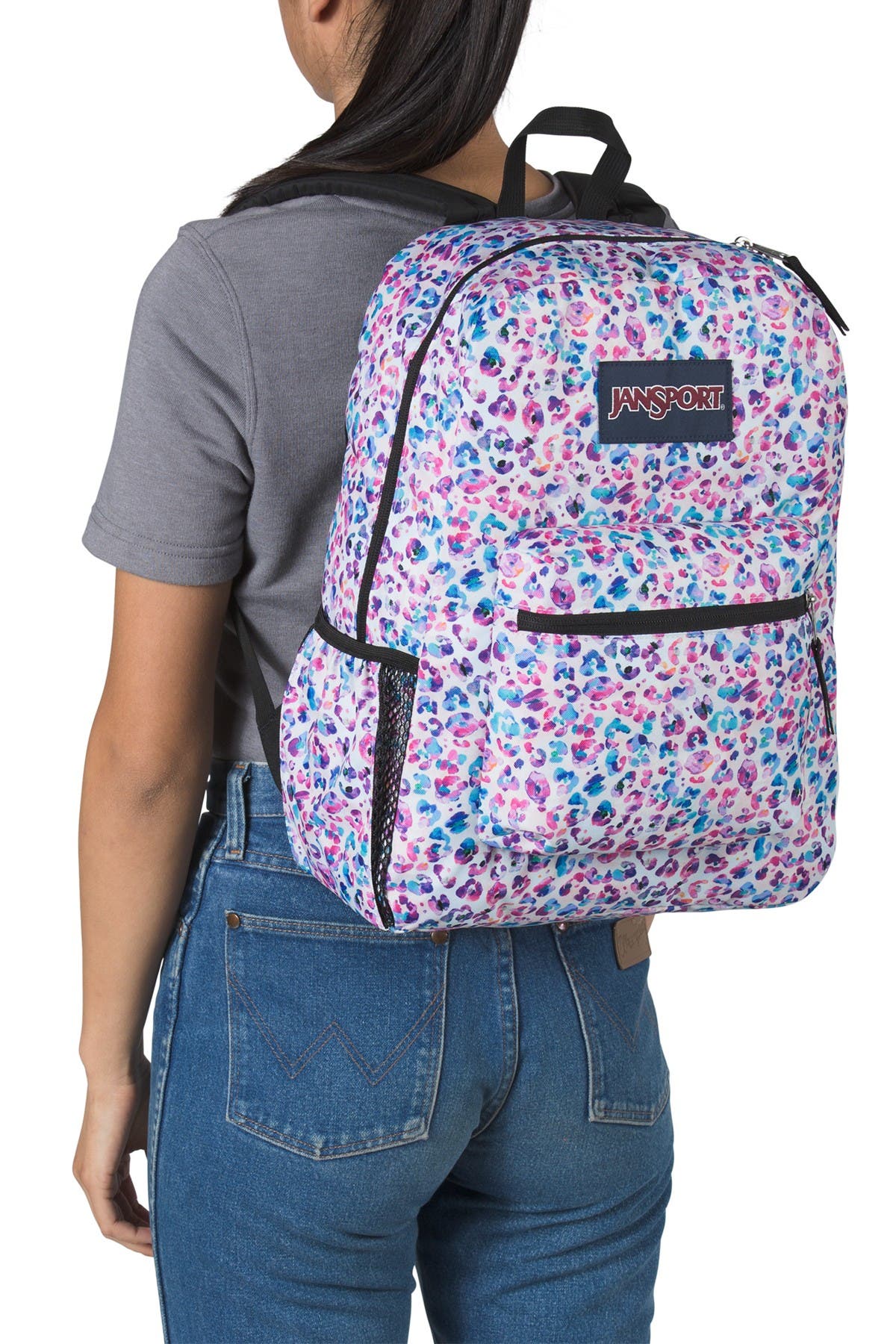 JANSPORT Cross Town Leopard Print Backpack Nordstrom Rack