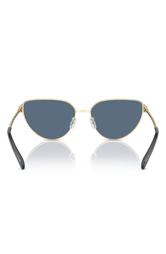 Shop Tory Burch 56mm Cat Eye Sunglasses In Lt Gold