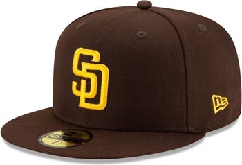 New Era Men's New Era Brown San Diego Padres Authentic Collection On-Field  59FIFTY Fitted Hat