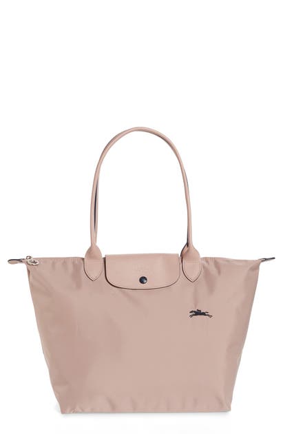  Longchamp Le Pliage Club Large Shoulder Tote (Hawthorn Pink) :  Clothing, Shoes & Jewelry