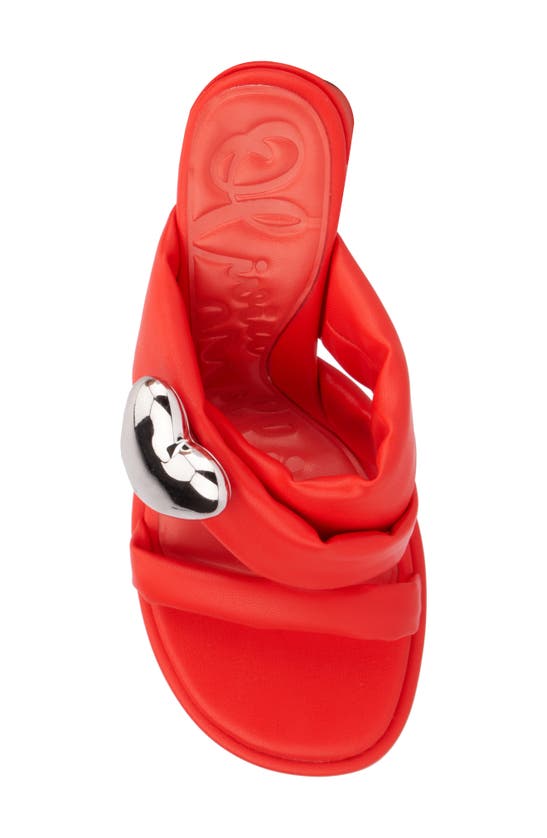 Olivia Miller Lovey Dovey Sandal In Red