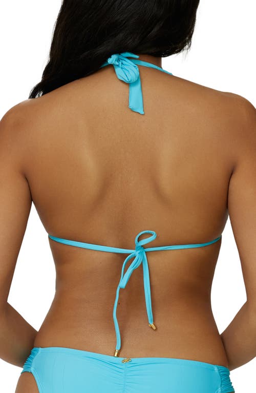 Pq Swim Lace Overlay Bikini Top In Kai