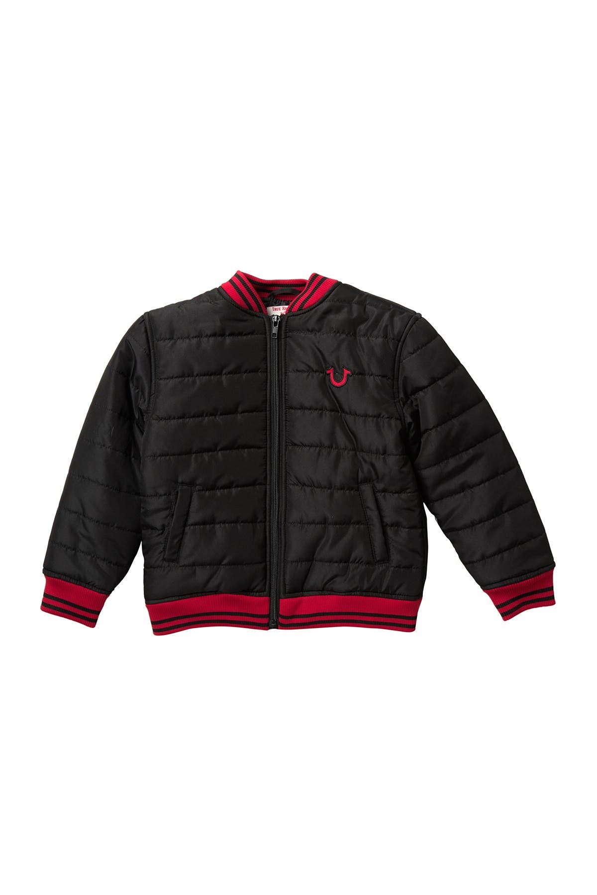 true religion quilted bomber jacket