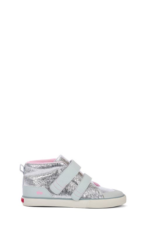 See Kai Run Dean Adapt Ii High Top Sneaker In Silver