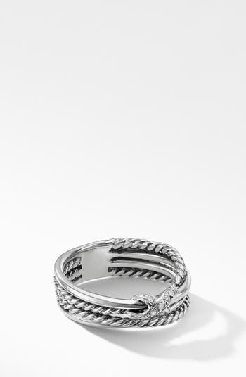 David Yurman X Crossover Ring with Diamonds | Nordstrom