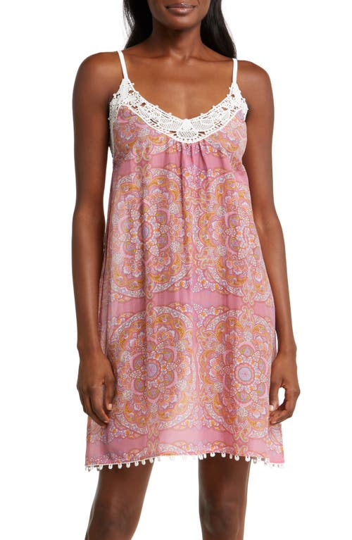 Ines Cotton & Silk Nightgown in French Rose