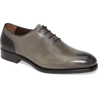 Salvatore Ferragamo Barclay Wholecut Oxford, Grey