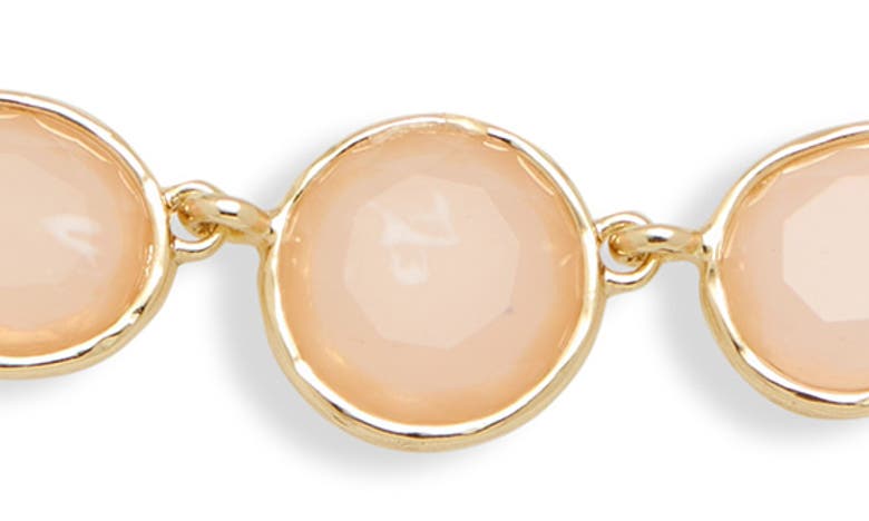 Shop Nordstrom Stone Frontal Necklace In Blush- Gold