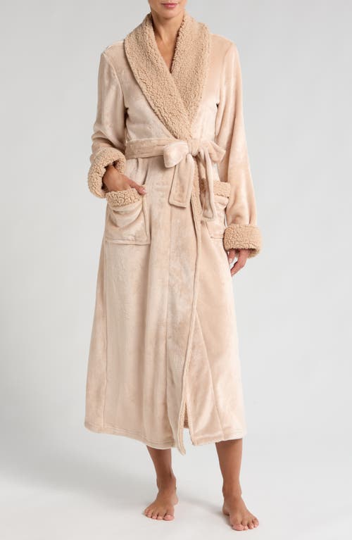 Natori Plush Robe in Beige 