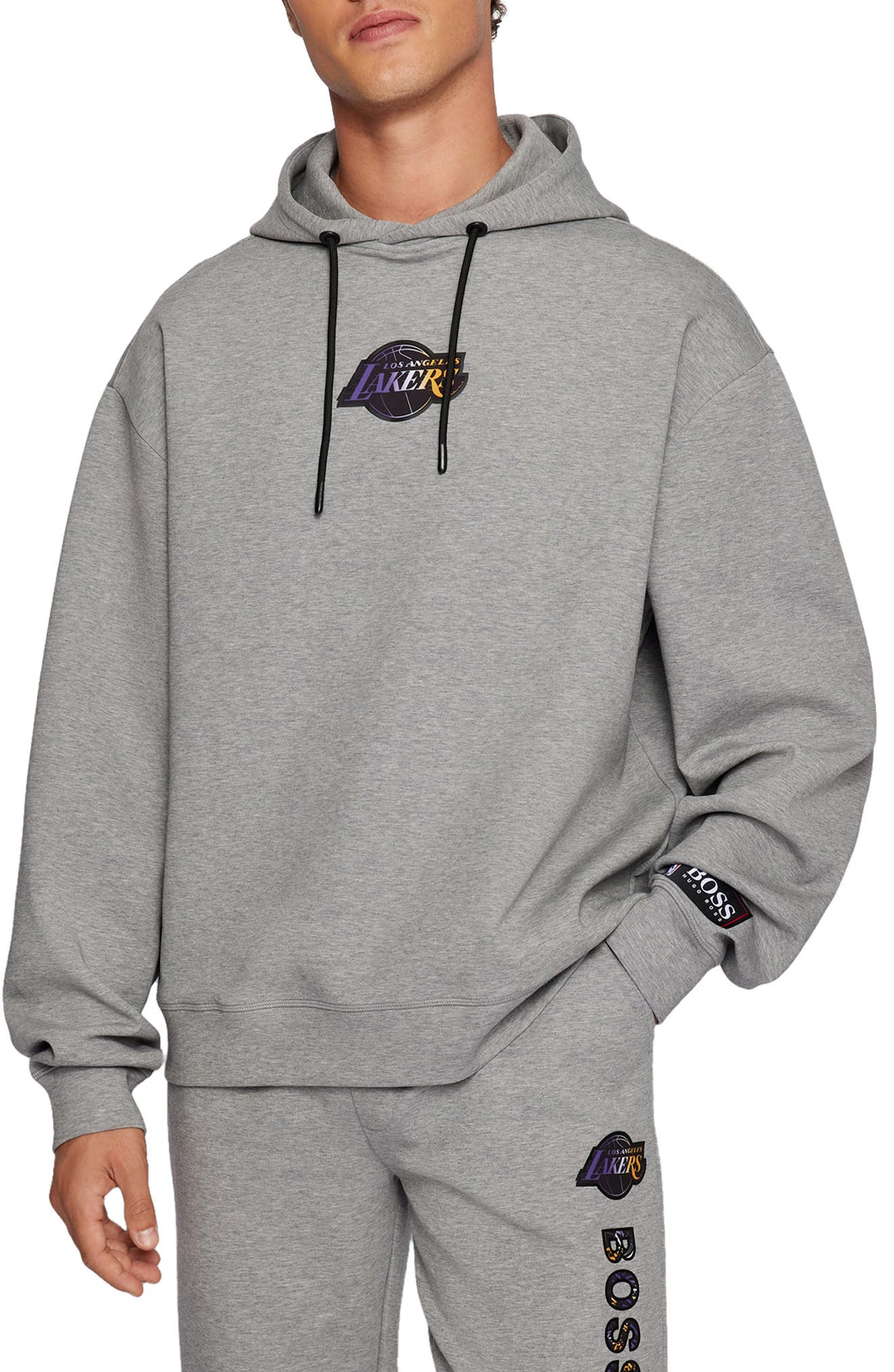 hugo boss lakers hoodie