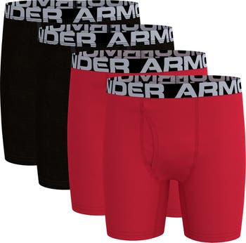 Black Under Armour 4-Pack Boxers Junior