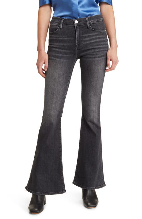 Petite High Rise Pret Cargo Skinny Flare Jeans