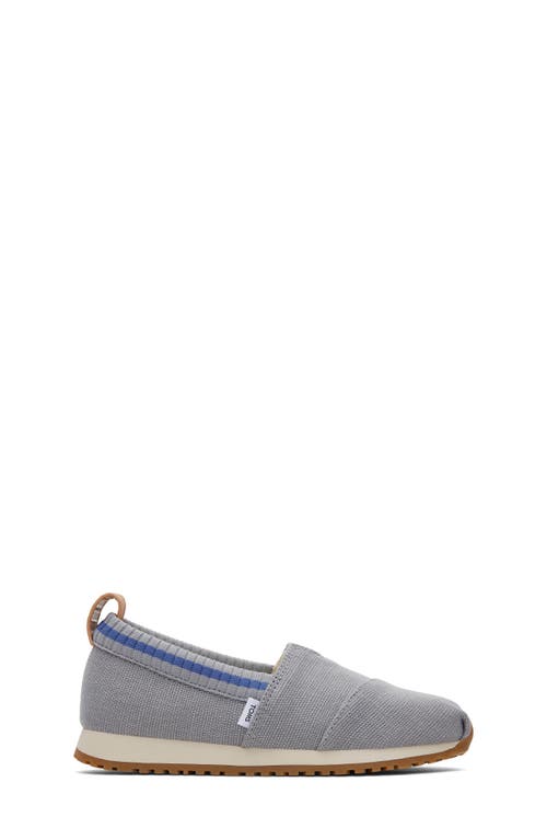 Shop Toms Kids' Alpargata Resident Slip-on Sneaker In Grey/blue