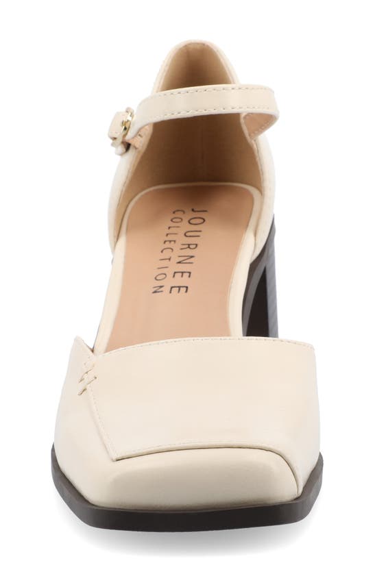 JOURNEE COLLECTION JOURNEE COLLECTION EVANGELINE BLOCK HEEL PUMP