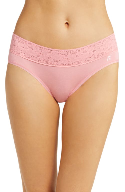 Tommy John Second Skin Lace Briefs in Flamingo Pink