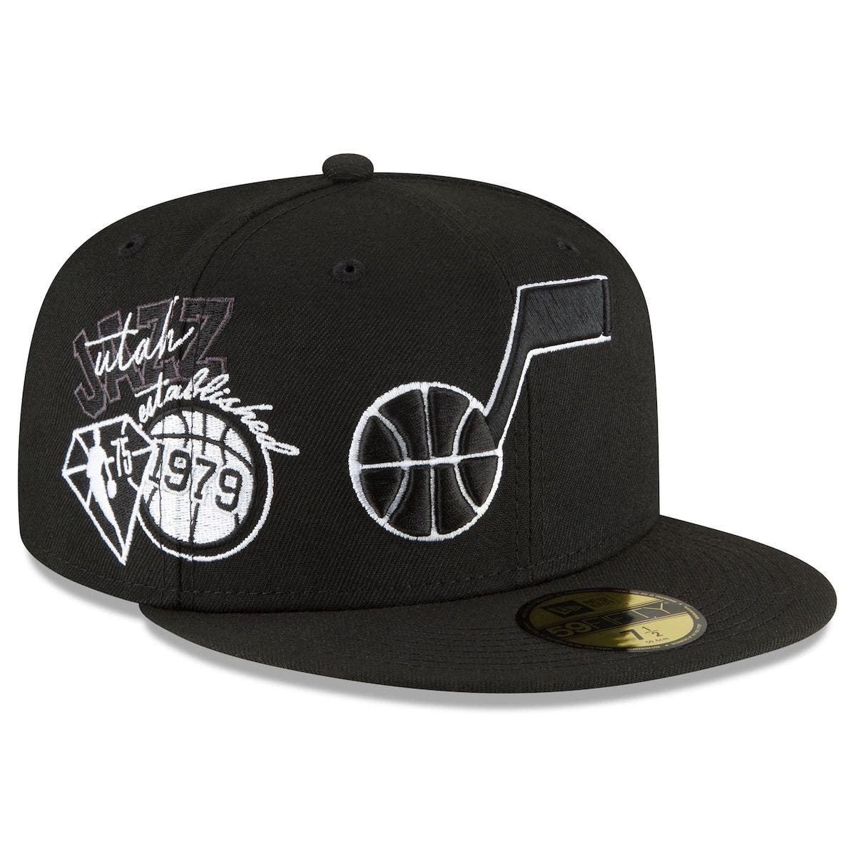 utah jazz fitted hat