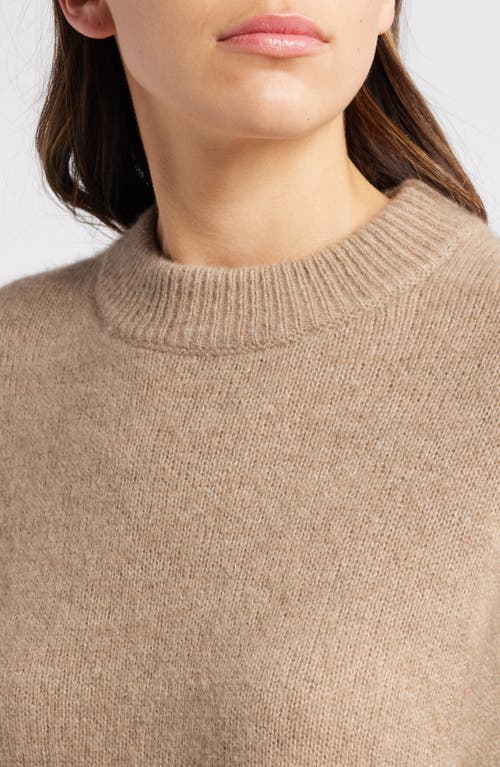 Shop Rails Miranda Crewneck Cashmere & Silk Sweater In Oatmeal