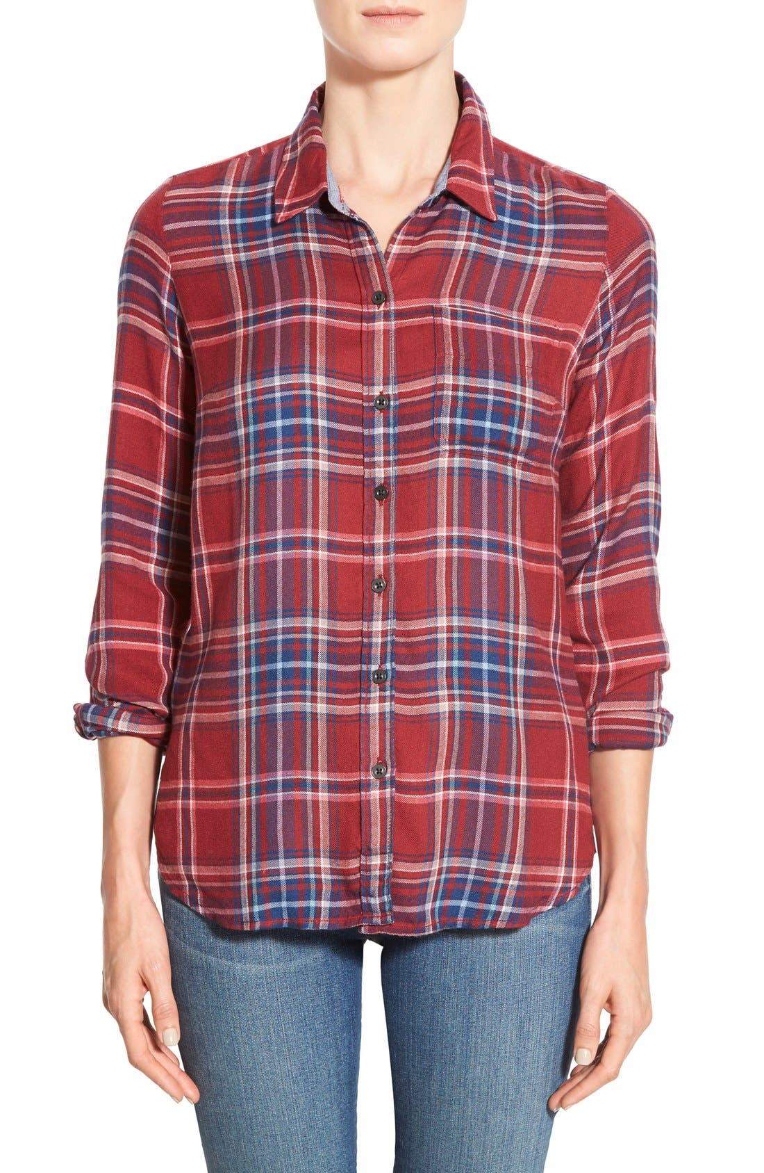 lucky brand bungalow plaid shirt