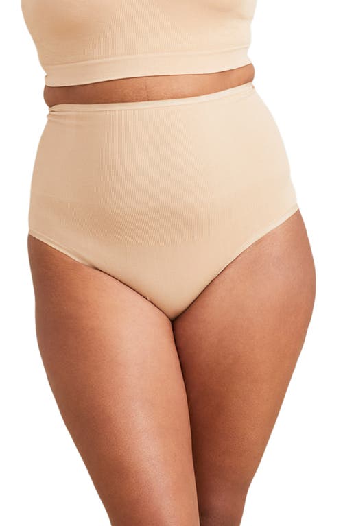 HATCH The Seamless Maternity/Postparum Belly Briefs in Sand