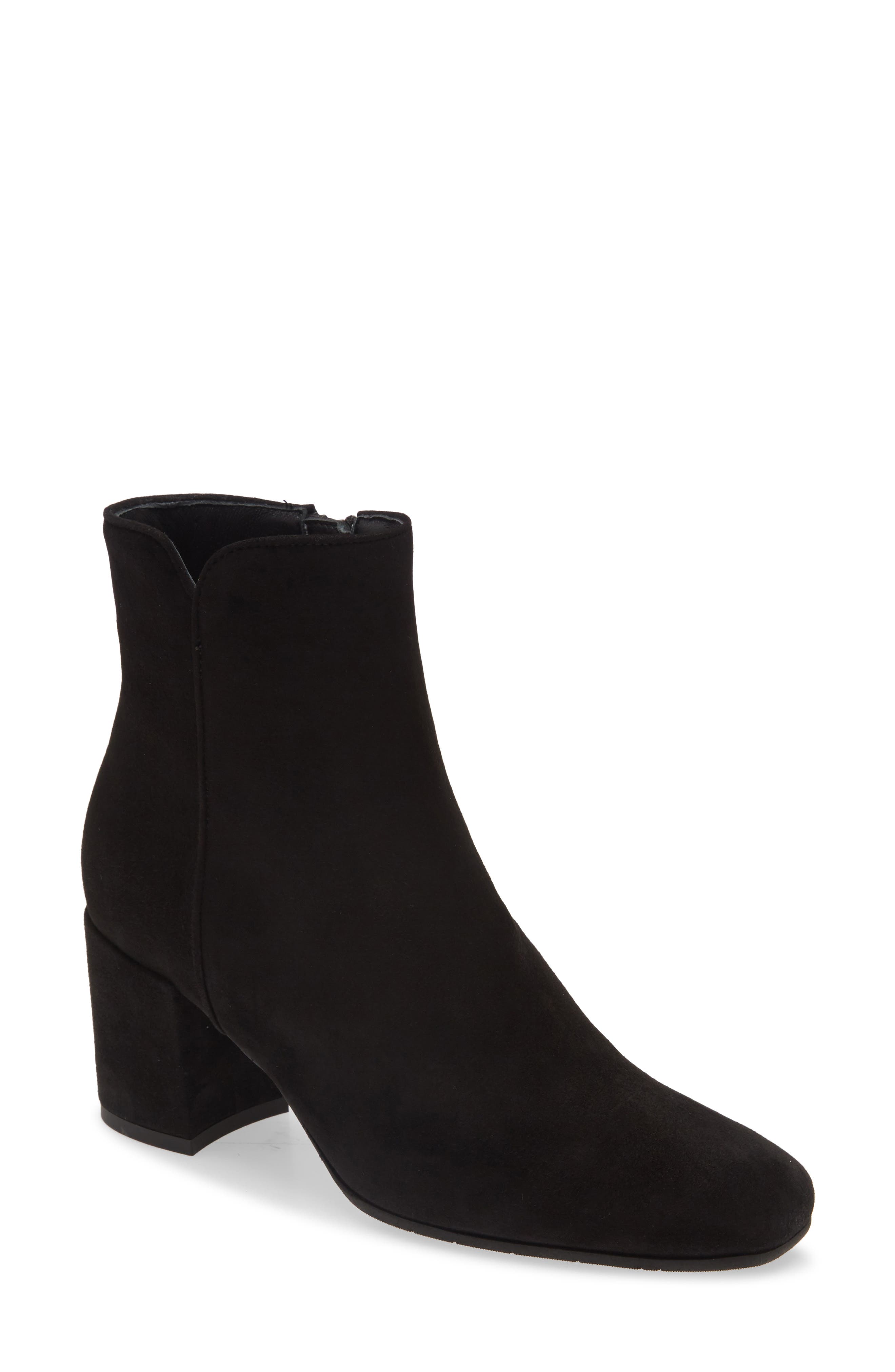 aquatalia denisse block heel bootie