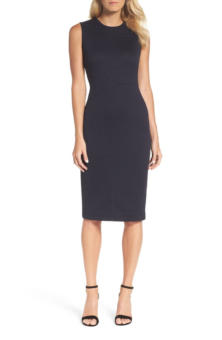 Forest Lily Jacquard Sheath Dress | Nordstrom