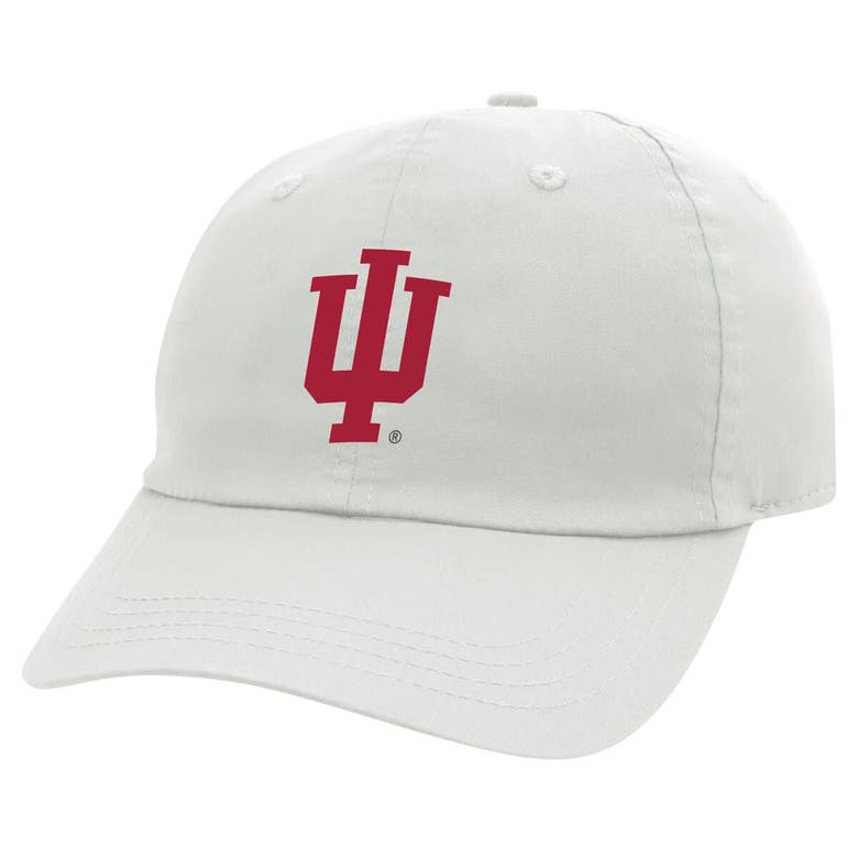 Ahead Natural Indiana Hoosiers Shawnut Adjustable Hat In White