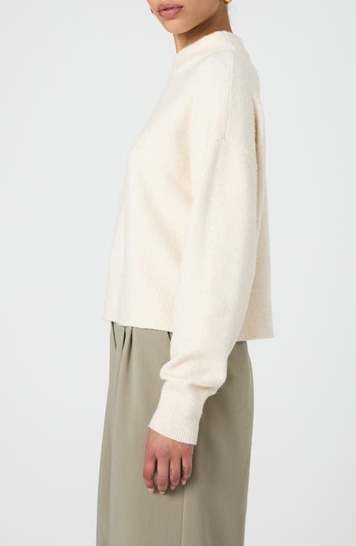 Shop French Connection Vhari Mock Neck Sweater In Oatmeal Melange