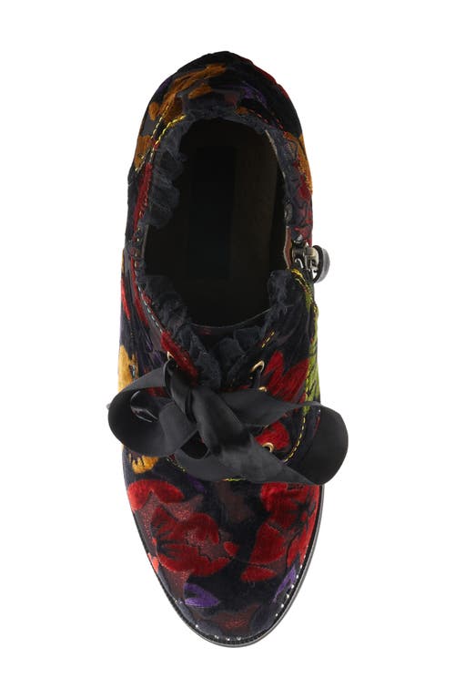 L'artiste By Spring Step Pritz Bootie In Bordeaux Multi