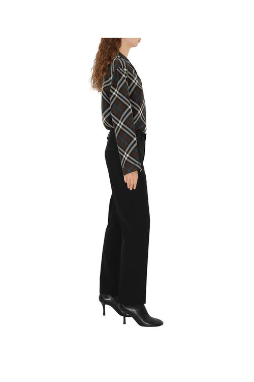 Burberry Vintage Check Silk Shirt In Snug