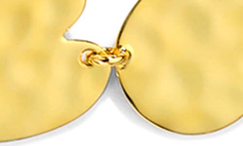 Ippolita Classico Crinkle Linear Drop Earrings In Gold