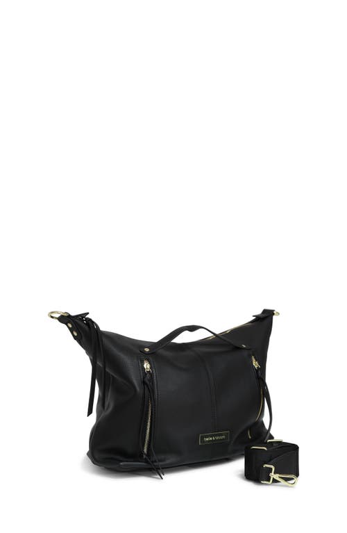 Shop Belle & Bloom For Your Love Zip Front Handbag In Black