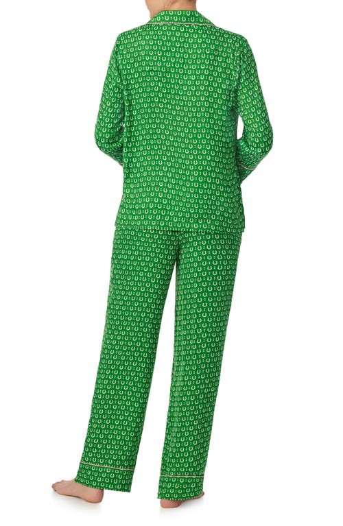 Shop Kate Spade New York Print Pajamas In Green Print