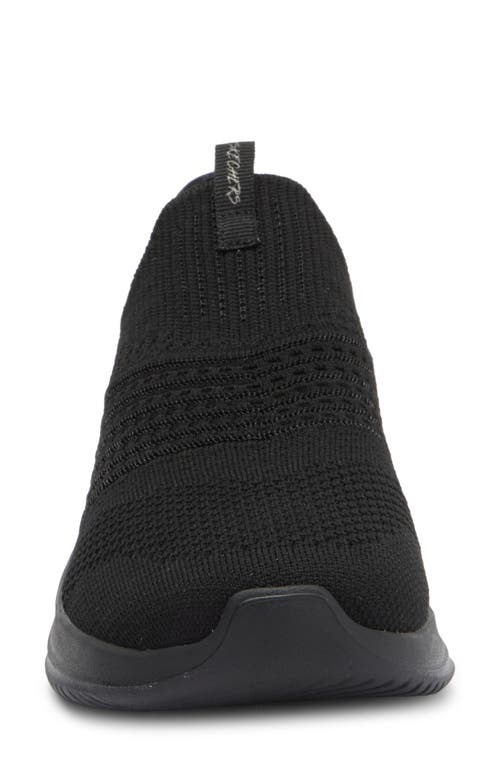 Skechers Ultra Flex 3.0 Classy Charm Sneaker In Black