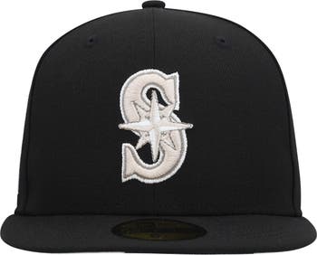 New Era Seattle Mariners Chrome Edition 59Fifty Fitted Hat, EXCLUSIVE HATS, CAPS