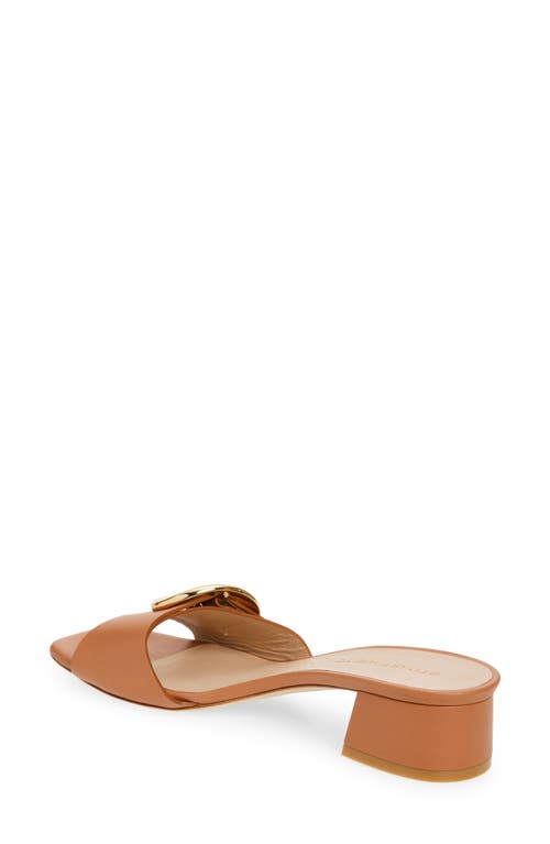 Shop Stuart Weitzman Benni 35 Slide Sandal In Tan