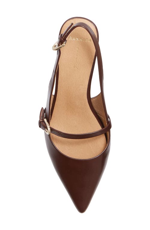 FRANKIE4 FRANKIE4 COCO SLINGBACK POINTED TOE KITTEN HEEL PUMP