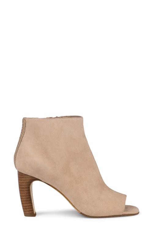 Shop Donald Pliner Peep Toe Bootie In Sand