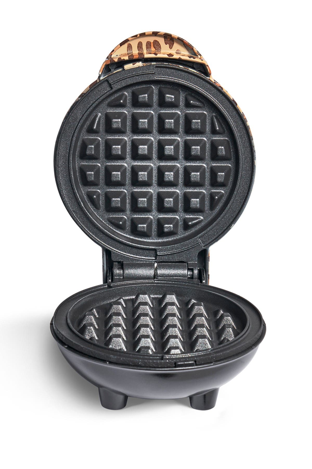 leopard print mini waffle maker