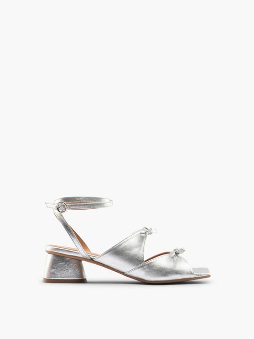 Shop Maguire Mira Heel In Metallic Silver